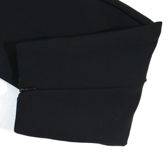 Zara Trousers With Ruffled Waist Ankle Zip - Picture 3 of 4